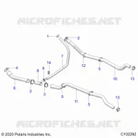 ENGINE, SYSTÃˆME DE REFROIDISSEMENT, HOSES