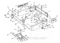 FIXATION BENNE 6x6 400L, SWEDISH S948740 and  NORWEGIAN N948740 (4926812681005A)