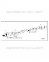SYSTEME DE TRANSMISSION, HALF SHAFT, REAR