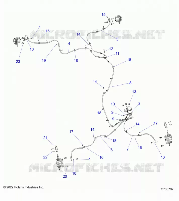 BRAKES, BRAKE LINES AND MAITRE CYLINDRE -R24RRED4JA (C730797)