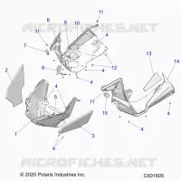 CARROSSERIE AVANT ASM./FENDERS