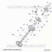 SYSTÃˆME DE TRANSMISSION, PRIMARY CLUTCH