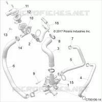 MOTEUR, WATERPUMP AND BYPASS