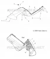 GARDE BOUE ASM., LH
