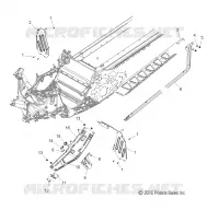 CHASSIS, PROTECTION D'EMBRAYAGE AND REPOSE PIEDS