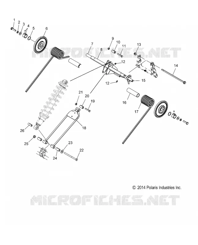 SUSPENSION, BRAS DE SUSPENSION ARRIERE