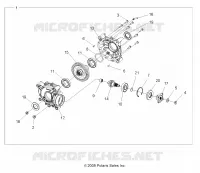 SYSTÈME DE TRANSMISSION, REAR GEARCASE INTERNALS