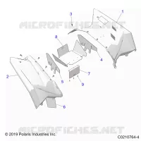 CARROSSERIE ARRIERE CAB AND HEAT SHIELDS