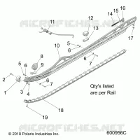 SUSPENSION, FIXATION RAIL