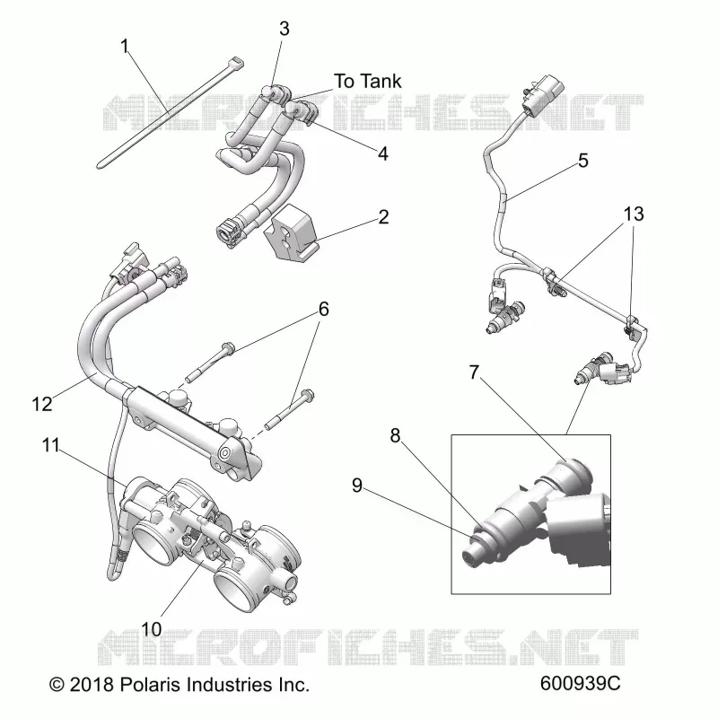 SYSTÃˆME D'ALIMENTATION, RAIL, LINES AND THROTTLE BODY