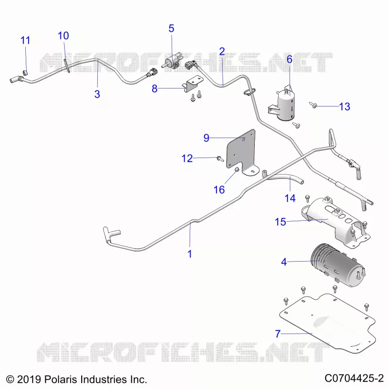 SYSTÃˆME D'ALIMENTATION, FUEL TANK EVAP, CANISTER AND LINES