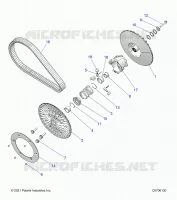 SYSTÃˆME DE TRANSMISSION, SECONDARY CLUTCH