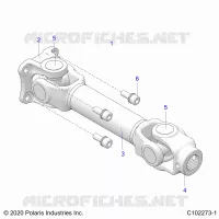 DRIVE TRAIN, PROP ARBRE DE TRANSMISSION ARRIERE