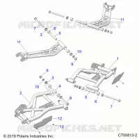SUSPENSION ARRIERE CONTROL ARMS