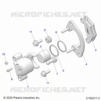 BRAKES, ETRIER DE FREIN AVANT