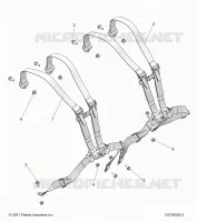 SIEGE BELT MOUNTING REAR