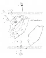 CARTERS MOTEUR COVER, RH