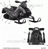 EMBLEMES, TURBO SILVER SIDE PANEL W/BLUE ACCENT