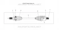 SYSTÈME DE TRANSMISSION, ARBRE DE TRANSMISSION, FRONT