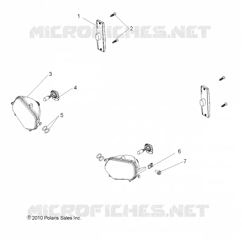 PHARES, FEU ARRIERES AND BULBS