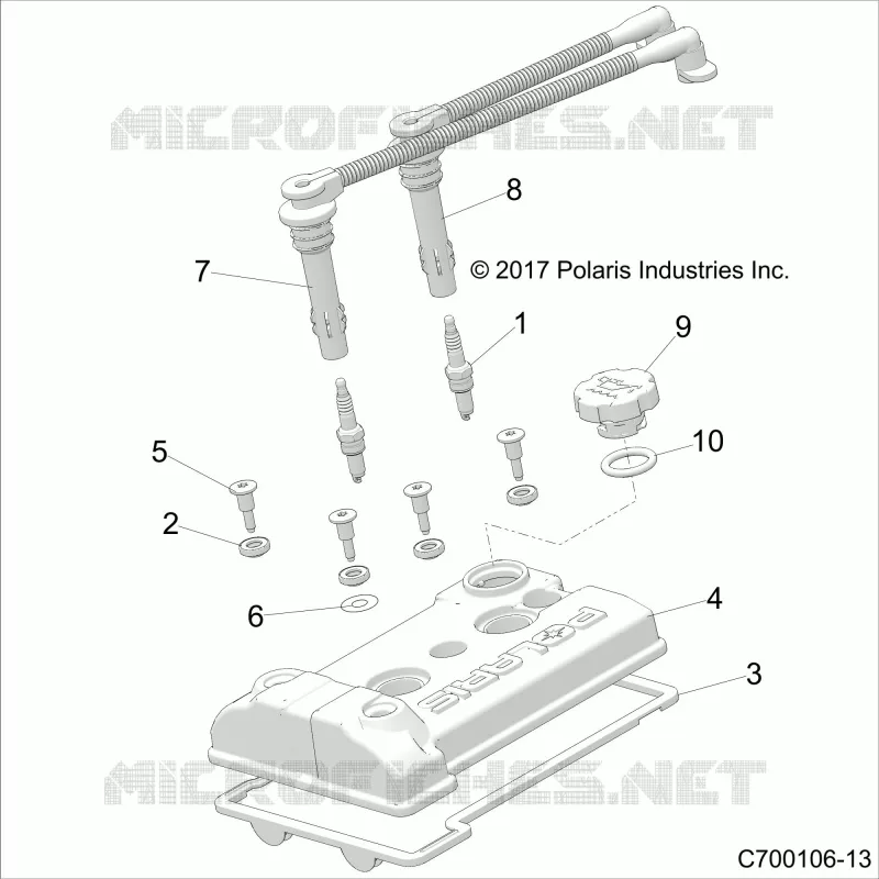 ENGINE, COUVERCLE SOUPAPE