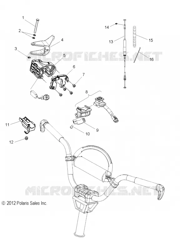 MOTEUR, ACCELERATEUR CONTROL ASM.