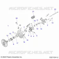 SYSTÃˆME DE TRANSMISSION, PRIMARY CLUTCH