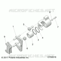 FREIN ARRIERE CALIPER