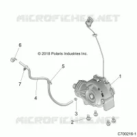 DRIVE TRAIN, FRONT SUPPORT PONT