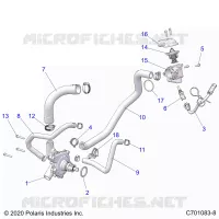 MOTEUR, WATERPUMP AND BYPASS
