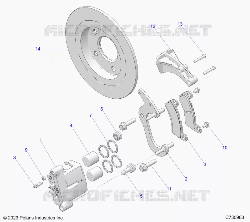 BRAKES, ETRIER DE FREIN ARRIERE