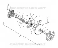 EMBRAYAGE DE TRANSMISSION ASSEMBLY 440 / 0930760 AND 440 SKS / 0930560 (4922932293023A)