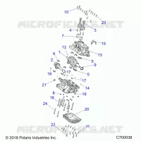 CARTERS MOTEUR AND CRANKSHAFT