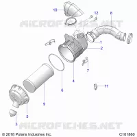 ENGINE, PRISE D'AIR SYSTEM