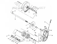 SYSTÈME DE TRANSMISSION ASSEMBLY 440 XCR 0951660 (4929112911B010)