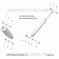 SUSPENSION ARRIERE SHOCKS MNTG.