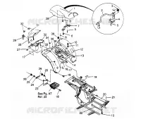 HABITACLE ARRIERE Trail Blazer W947221 (4926832683A006)
