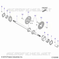 SYSTÃˆME DE TRANSMISSION, REAR AXLE