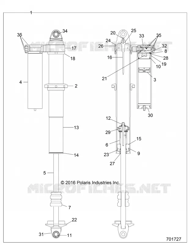 SUSPENSION ARRIERE SHOCK INTERNALS