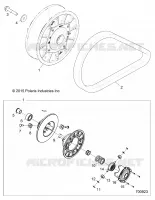 SYSTEME DE TRANSMISSION, SECONDARY CLUTCH