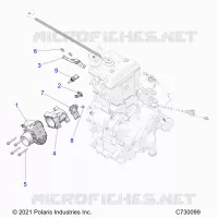 ENGINE, CORPS DE PAPILON AND FUEL RAIL
