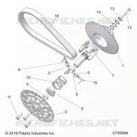SYSTÃˆME DE TRANSMISSION, CLUTCH, SECONDARY