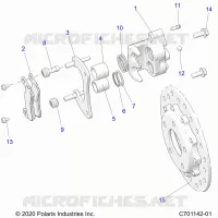 BRAKES, ETRIER DE FREIN ARRIERE 