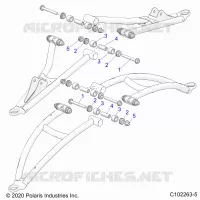 SUSPENSION AVANT A-ARMS MOUNTING