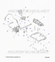 POMPE A HUILE/FILTER/COOLER/HOSES