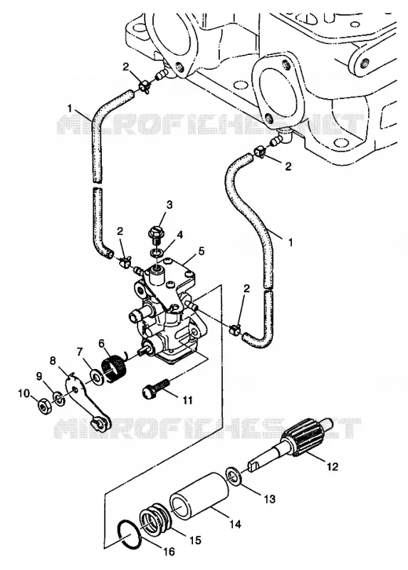 POMPE A HUILE WIDETRAK LX 0982065 and EUROPEAN WIDETRAK LX E982065 (4943884388C014)