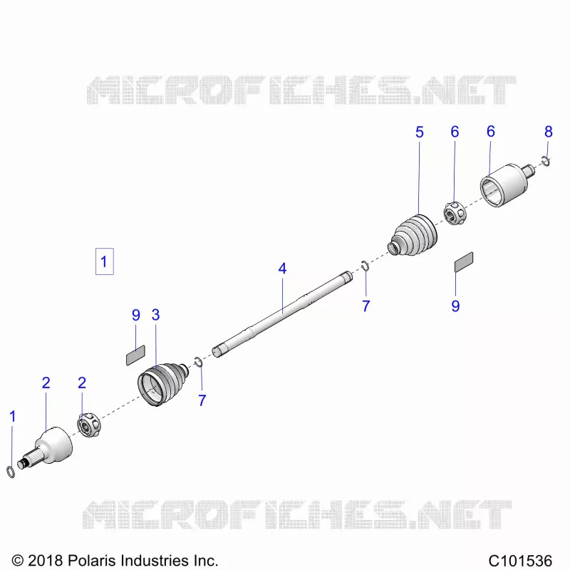 DRIVE TRAIN, TRANSMISSION AVANT SHAFT