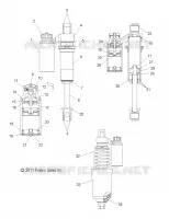 AMORTISSEUR AVANT