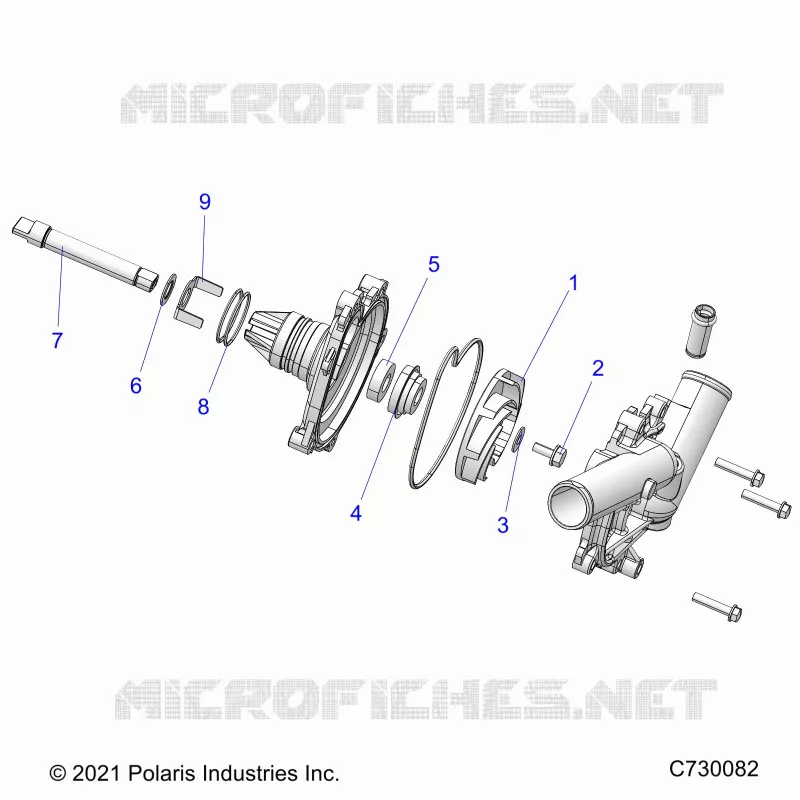 MOTEUR, WATERPUMP ASSEMBLY
