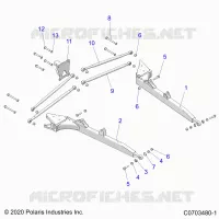 SUSPENSION ARRIERE CONTROL ARMS